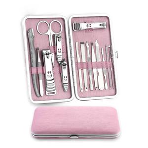 12 in 1 Stainless Steel <b>Manicure</b> Pedicure <b>Kit</b> with Nail Clippers File Tools in Black Case Portable for Adults Classic Style - Product Image 3