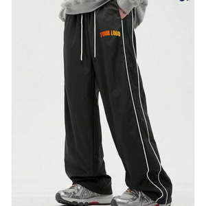 Pantalones Deportivos para Hombre con Franjas Reflectantes 3M Personalizadas OEM, Ligeros, de Nailon, con Ribete Blanco - Product Image 4