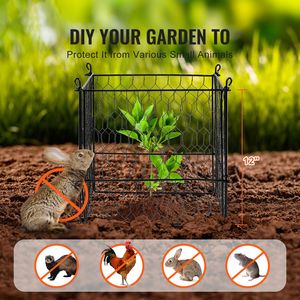 Confezione da 4 Reti da Giardino 4m x 4m, Rete Metallica per Polli, Protezione per Piante ed Erbe Aromatiche da Esterno, Protezione per Animali e Gabbie - Product Image 2