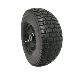 Set di 4 Ruote 13x5.00 6 Senza Camera d'Aria in Gomma Piena per Tosaerba, Compatibili con Tosaerba 13x5 6 - Product Image 1