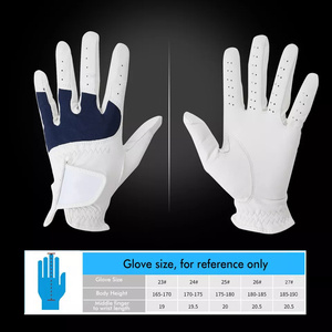 Gant de golf pour homme en cuir Cabretta de qualité supérieure, respirant, pour la main droite, idéal pour les sports d'hiver, couleur blanche - Product Image 6
