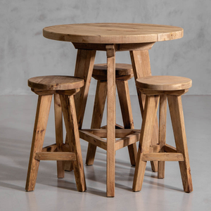 Modern Teak <b>Garden</b> Seating and Dining <b>Table</b> Set for Outdoor Living Resort Hospitality and Residential Developments - Product Image 4