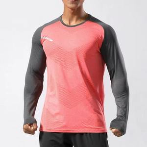 T-shirt de course et de fitness en extérieur en tricot Spandex/Polyester 200 grammes, séchage rapide, respirant, coupe classique, manches courtes, col rond - Product Image 1