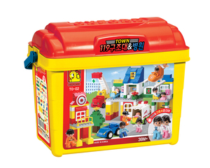 Juego de Bloques de Construcción y Minifiguras de Plástico OXFORD para Niños Pequeños, Juego de Imitación para Preescolares de 3 Años o Más, Hecho en Corea - Product Image 1