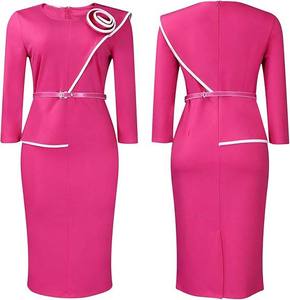 Elegante Vestido Polo para Mujer de Uso Diario - Diseño Ajustado - Vestido de Verano para Mujer con Ribete en Contraste Personalizado - Product Image 1