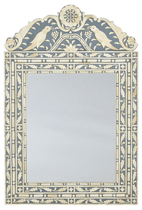 Marco de Espejo Decorativo Hecho a Mano, Ligero, con Incrustaciones de Hueso Geométricas, Estilo Art Deco Moderno, para Proyectos de Decoración de Interiores - Product Image 6