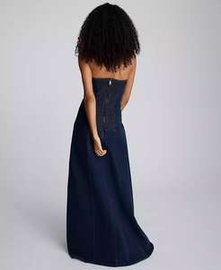 Maxi abito senza spalline da donna | Kenneth Cole - Product Image 5