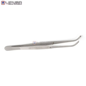 Pince à tissus manuelle Taylor Semken 12,5 cm/4,9 po, à dents encastrées 1x2, instruments chirurgicaux médicaux, norme de sécurité MOL - Product Image 4