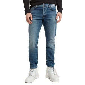 Jeans en denim fonctionnels pour hommes, axés sur la praticité et le style, offrant un confort tout au long de la journée pour les entraînements et les loisirs. - Product Image 3