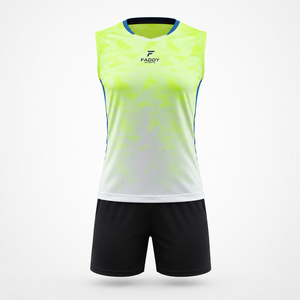 Custom Sublimation Volleyball Uniform Set Breathable Sleeveless Volleyball Jersey and <b>Shorts</b> for Men <b>Women</b> Team Sportswear - Product Image 1