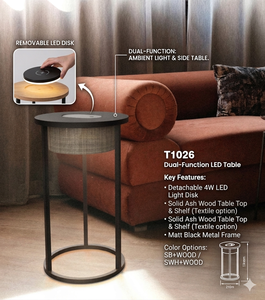 Lampe LED moderne et minimaliste d'intérieur en métal Vietnam Lumetal IP20 3000K (blanc chaud) avec commande par bouton, AC 100V-240V, Ra80, 50000 heures - Product Image 1