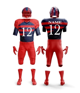 Uniformes de football américain personnalisables 100% polyester Impression par transfert thermique Séchage rapide Évacuation de l'humidité Hommes Toutes saisons Avant - Product Image 1