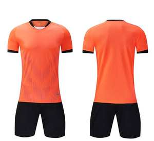 Ensemble de maillots de football en jersey polyester uni, sublimation personnalisée, couleurs de maillots de football, meilleur maillot de football d'équipe - Product Image 6