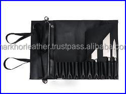 Estuche para Cuchillos de Cuero Genuino, a Prueba de Olores, Ligero, de Gran Capacidad, Kit de Almacenamiento para Cuchillos de Chef, Equipo Culinario Profesional - Product Image 2