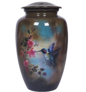 Urne funéraire personnalisée en laiton écologique, faite à la main, design moderne et traditionnel pour la décoration intérieure et extérieure - Product Image 3