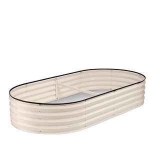 เตียงในสวนทรงรีทำจากโลหะชุดปลูกพืชไฮโดรโปนิกส์รั้วศาลาสำหรับผักและดอกไม้ - Product Image 5