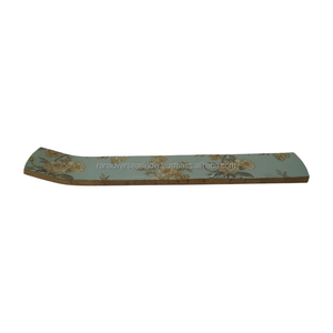 Bandeja de Madera Floral Pastel Hecha a Mano para Incienso, Soporte Decorativo para Varillas de Incienso, Quemador para Meditación y Yoga - Product Image 1
