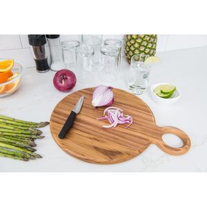 Tabla de Charcutería Clásica de Madera con Asa, No Tóxica y Fácil de Limpiar, Apta para Lavavajillas - Product Image 2