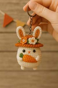 Adorable Muñeco de Peluche Amigurumi Hecho a Mano, Relleno de Algodón, con Hilo de Poliéster - Product Image 4