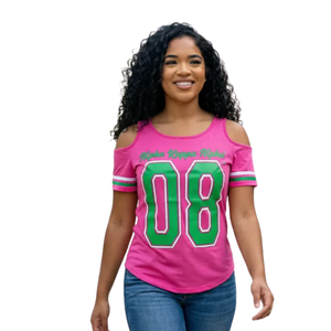 Camiseta Premium para Mujer con Hombros Descubiertos, Diseño Gráfico Serigrafiado, Algodón Suave, Estilo Casual, para Uso Diario - Product Image 4
