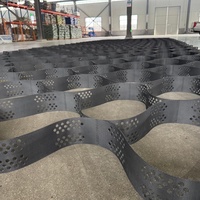 Système de confinement cellulaire géosynthétique en HDPE pour le sous-sol ferroviaire et la construction d'infrastructure