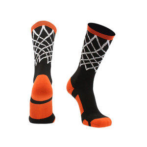 Chaussettes de sport d'hiver fines de haute qualité avec logo sur le revers, gestion de l'humidité, respirantes, écologiques, hauteur genou pour adultes - Product Image 1
