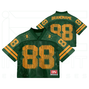 Camiseta de Fútbol Personalizada con Logotipo, de Secado Rápido, Estilo Vintage, Corte Holgado, Ligera, Sublimada - Product Image 3