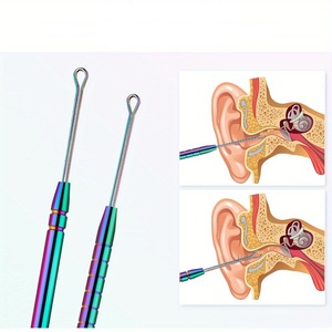 Juego de Herramientas para Limpiar Cera de Oídos, Kit de Higiene de Acero Inoxidable para el Cuidado de la Belleza, Herramienta para Limpiar Cera de Oídos - Product Image 3