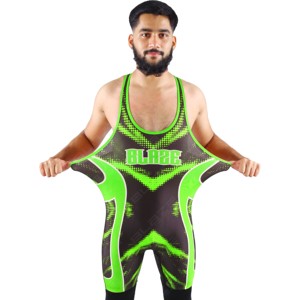 Singlet de lutte sur mesure pour hommes OEM Gym Training Tricoté Respirant Lavé Plus Size Serbisia Singlet - Product Image 2