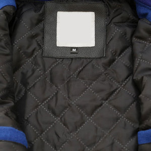 Veste Letterman en cuir moderne avec manches en cuir, design classique Varsity, couleur personnalisée, vêtement d'extérieur confortable, veste Letterman - Product Image 4