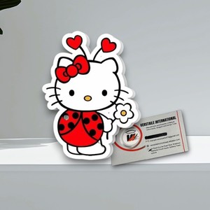 แผ่นอะคริลิคสำหรับต่อขนตาลายเฮลโลคิตตี้ อุปกรณ์เสริมขนตา พิมพ์ลายเต่าทอง รูปทรงวงรี พร้อมโลโก้สั่งทำได้ - Product Image 2