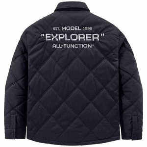 Custom Men Techwear Quilted Tactical <b>Jacket</b> Urban Streetwear Cyberpunk Utility Multi-Pocket <b>Padded</b> Windbreaker Outdoor Coat - Product Image 3