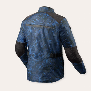 Blouson de moto unisexe à manches longues, bleu camouflage, respirant, imperméable, coupe-vent, pour toutes les saisons, vêtements textiles pour motards, auto - Product Image 2