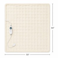 Plaid chauffant 50x60 pouces, tissage gaufré, 12 niveaux de chaleur, chauffage rapide, protection contre la surchauffe, vente en gros usine