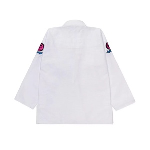 Kimono de Jiu-Jitsu blanc Shoyoroll 450 GSM en coton avec design de patch dégradé, taille régulière unisexe adulte - Product Image 2