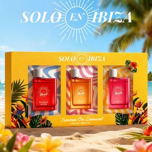 SOLO EN IBIZA Set de Regalo de Perfume para Mujer, 3 x 1.02 oz, Eau de Parfum en Spray, Aromas Duraderos para Uso Diario y Festividades, Ideal para Citas - Product Image 1