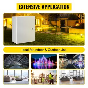 Armadio Elettrico in Acciaio NEMA 4X 20 X 16 X 10 Piedi IP67 Impermeabile e Antipolvere per Uso Esterno/Interno - Product Image 6