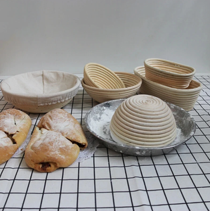 Paniers à pain traditionnels en rotin, formes ronde et ovale, bols de cuisson en rotin avec doublure, vente en gros du Vietnam - Product Image 6