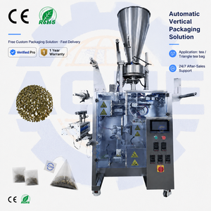 Máquina Envasadora de Té de Grado Industrial, Totalmente Automática, para Bolsas Triangulares Interiores y Exteriores, Té Verde y Té de Flores - Product Image 1