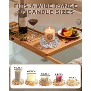 Crystal Glass Geometric Prism Candle Holder Wholesale | Moradabad India - Product Image 6
