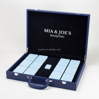 Boîtes de Mahjong de Luxe en Bois et Bambou pour le Rangement des Tuiles – Emballage Cadeau, Vente en Gros, Conception Personnalisée, Étui de Voyage Portable