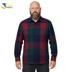 Chemise en flanelle pour hommes en gros, fabriquée avec un matériau durable, offre un ajustement confortable et un design de qualité, idéale pour les commandes en gros - Product Image 1