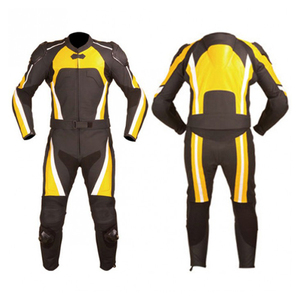 Trajes de Motociclismo de Cuero Genuino, Impermeables, de Secado Rápido y Transpirables, con Logotipo Personalizado, Protección Profesional, Manga Larga - Product Image 4