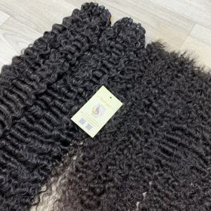 ผมดิบชาวพม่าผมหยิกจากเวียดนามลูกไม้สวิส13X6 HD ด้านหน้าผมมนุษย์ผมเวียดนาม - Product Image 3