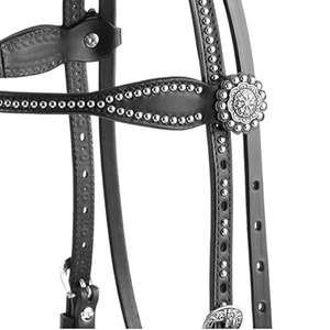 Brida de Caballo de Alta Calidad para Salto, Ajustable, Ligera, de Cuero Genuino, para Equitación - Product Image 3