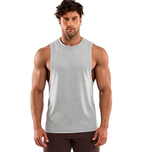 Custom OEM Wholesale Supplier Lightweight <b>Running</b> Workout Tank Top Mesh <b>Singlet</b> Bulk Manufacturer Private Label Top - Product Image 4