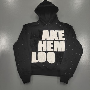 Sweat à capuche formel pour homme, coupe classique, hiver, imprimé personnalisé, 100% coton molletonné, séchage rapide, respirant - Product Image 1