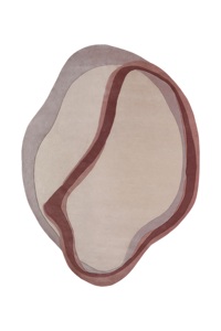 Alfombra de Oración Bhadohi Hecha a Mano en India, Color Óxido, Moderna, de Lana de Nueva Zelanda, con Base de Látex, Antideslizante y Antimanchas - Product Image 2