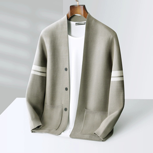 Suéter de Lana Merino Premium para Hombre, Transpirable, Suave, Cuello Redondo, Manga Larga, Invierno, Personalizable con Logotipo, ODM, Venta al Por Mayor - Product Image 6