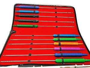 Kit de canules de liposuccion professionnel en acier inoxydable réutilisable pour l'extraction de graisse et le remodelage corporel - Product Image 2